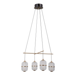 Lampa wisząca Alani PND-34375-4-BK Italux