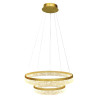 NOWOŚĆ ML2241 Lampa wisząca GALA GOLD 54W LED Milagro