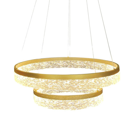 NOWOŚĆ ML2241 Lampa wisząca GALA GOLD 54W LED Milagro