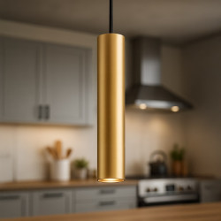 NOWOŚĆ ML2439 Lampa wisząca GENESIS BLACK GOLD 1xGU10 Milagro