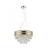P0525-04A-F4V6 NAICA LAMPA WISZĄCA ZŁOTA/GOLD