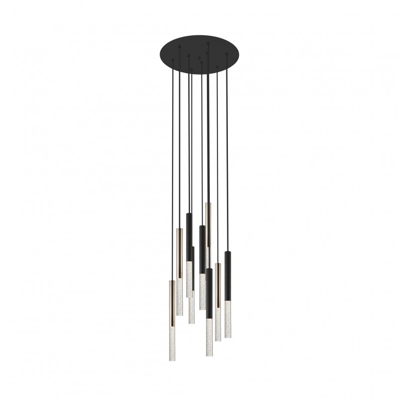 P0461-09L-P7SD ONE LAMPA WISZĄCA CZARNY MAT+ZŁOTA/MATT BLACK+FRENCH GOLD P0461-09L-P7SD ONE LAMPA WISZĄCA CZARNY MAT+ZŁOTA/MATT BLACK+FRENCH GOLD
