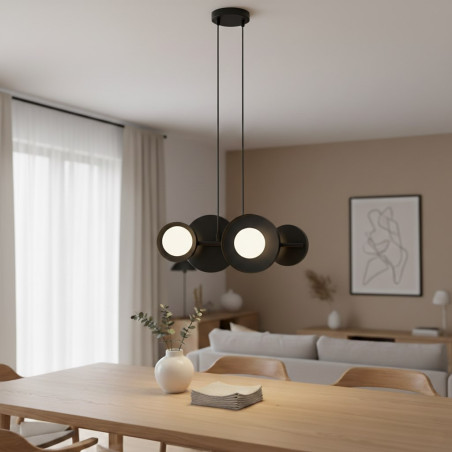 Lampa wisząca MODEL 4 BLACK 1486/4 EMIBIG