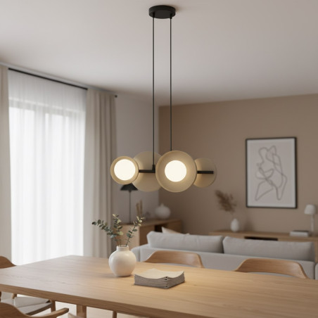 Lampa wisząca MODEL 4 BL MOKKA 1488/4 EMIBIG