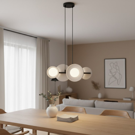 Lampa wisząca MODEL 4 BL GRAY 1489/4 EMIBIG