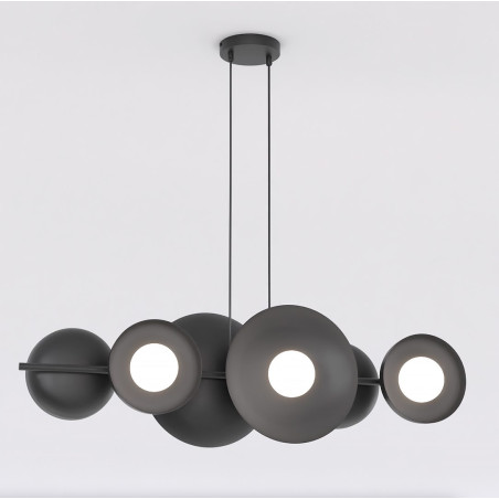 Lampa wisząca VOLUM 6 BLACK 1482/6 EMIBIG