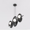 Lampa wisząca VOLUM 6 BLACK 1482/6 EMIBIG