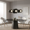 Lampa wisząca VOLUM 6 BLACK 1482/6 EMIBIG
