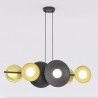 Lampa wisząca VOLUM 6 BL GOLD 1483/6 EMIBIG