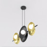 Lampa wisząca VOLUM 6 BL GOLD 1483/6 EMIBIG