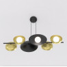Lampa wisząca VOLUM 6 BL GOLD 1483/6 EMIBIG