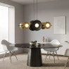 Lampa wisząca VOLUM 6 BL GOLD 1483/6 EMIBIG