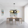 Lampa wisząca VOLUM 6 BL GOLD 1483/6 EMIBIG