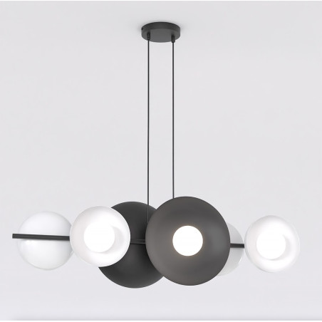 Lampa wisząca VOLUM 6 BL WHITE 1484/6 EMIBIG