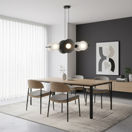 Lampa wisząca VOLUM 6 BL WHITE 1484/6 EMIBIG