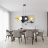 Lampa wisząca VOLUM 6 BL MIX 1485/6 EMIBIG
