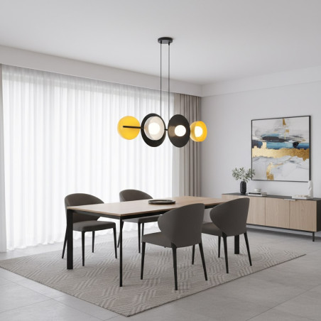 Lampa wisząca VOLUM 6 BL MIX 1485/6 EMIBIG