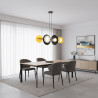 Lampa wisząca VOLUM 6 BL MIX 1485/6 EMIBIG