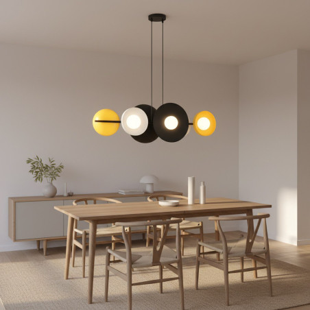 Lampa wisząca VOLUM 6 BL MIX 1485/6 EMIBIG