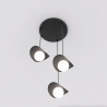 Lampa wisząca RITUAL 3 PREM BLACK 1490/3PREM EMIBIG