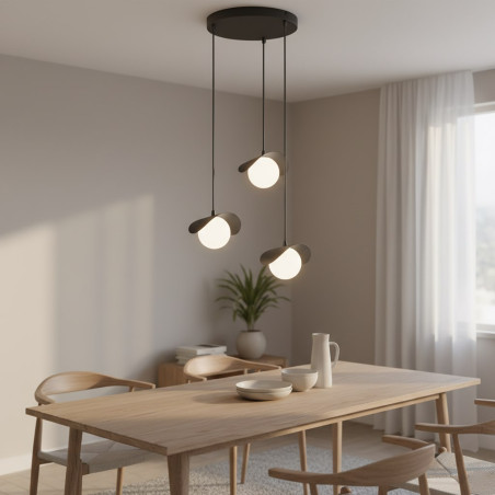 Lampa wisząca RITUAL 3 PREM BLACK 1490/3PREM EMIBIG