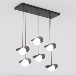 Lampa wisząca RITUAL 6 BLACK 1490/6 EMIBIG