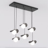 Lampa wisząca RITUAL 6 BLACK 1490/6 EMIBIG