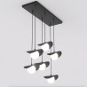 Lampa wisząca RITUAL 6 BLACK 1490/6 EMIBIG