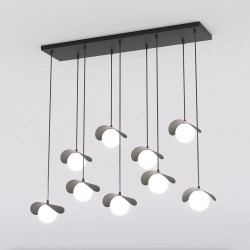 Lampa wisząca RITUAL 9 BLACK 1490/9 EMIBIG