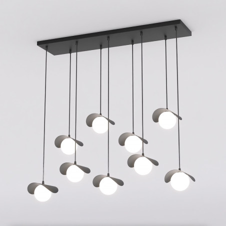 Lampa wisząca RITUAL 9 BLACK 1490/9 EMIBIG