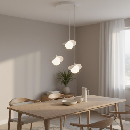 Lampa wisząca RITUAL 3 PREM WHITE 1584/3PREM EMIBIG