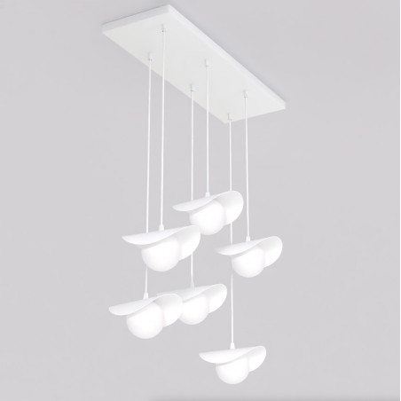 Lampa wisząca RITUAL 6 WHITE 1584/6 EMIBIG