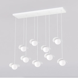 Lampa wisząca RITUAL 9 WHITE 1584/9 EMIBIG
