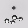 Lampa wisząca BOOM 4 BLACK 1589/4 EMIBIG