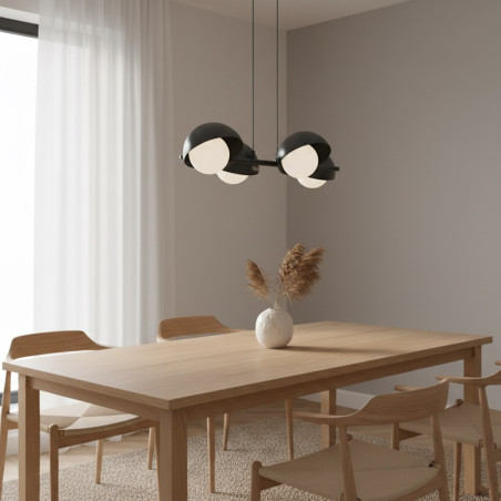 Lampa wisząca BOOM 4 BLACK 1589/4 EMIBIG