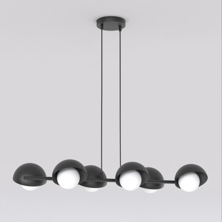 Lampa wisząca BOOM 6 BLACK 1589/6 EMIBIG