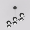 Lampa wisząca BOOM 6 BLACK 1589/6 EMIBIG