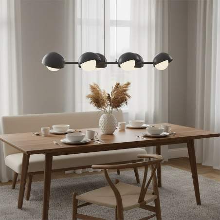 Lampa wisząca BOOM 6 BLACK 1589/6 EMIBIG