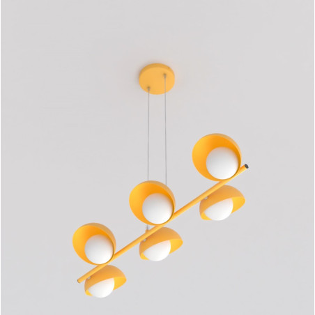 Lampa wisząca BOOM 6 ORANGE 1591/6 EMIBIG