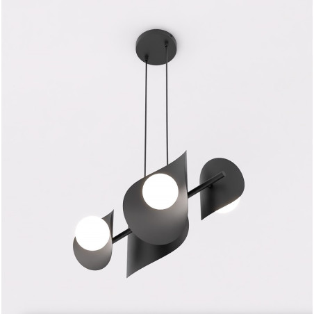 Lampa wisząca ELEMENTI 4 BLACK 1491/4 EMIBIG