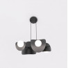 Lampa wisząca ELEMENTI 4 BLACK 1491/4 EMIBIG