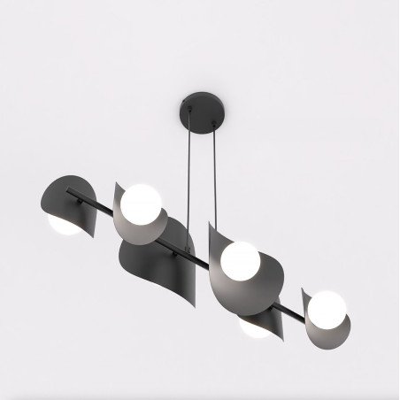 Lampa wisząca ELEMENTI 6 BLACK 1491/6 EMIBIG