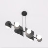 Lampa wisząca ELEMENTI 6 BLACK 1491/6 EMIBIG