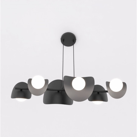Lampa wisząca ELEMENTI 6 BLACK 1491/6 EMIBIG