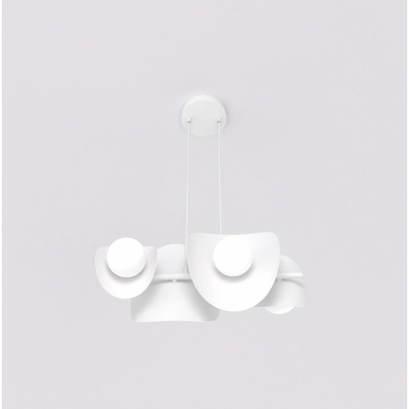 Lampa wisząca ELEMENTI 4 WHITE 1492/4 EMIBIG