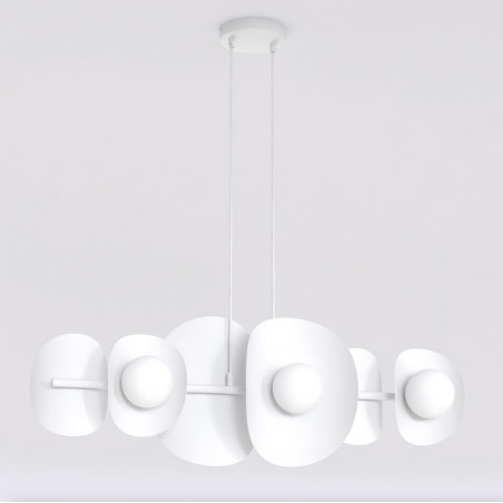 Lampa wisząca ELEMENTI 6 WHITE 1492/6 EMIBIG