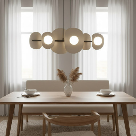 Lampa wisząca ELEMENTI 6 BL MOKKA 1493/6 EMIBIG