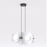 Lampa wisząca ELEMENTI 4 BL GRAY 1494/4 EMIBIG