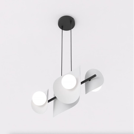 Lampa wisząca ELEMENTI 4 BL GRAY 1494/4 EMIBIG