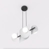 Lampa wisząca ELEMENTI 4 BL GRAY 1494/4 EMIBIG